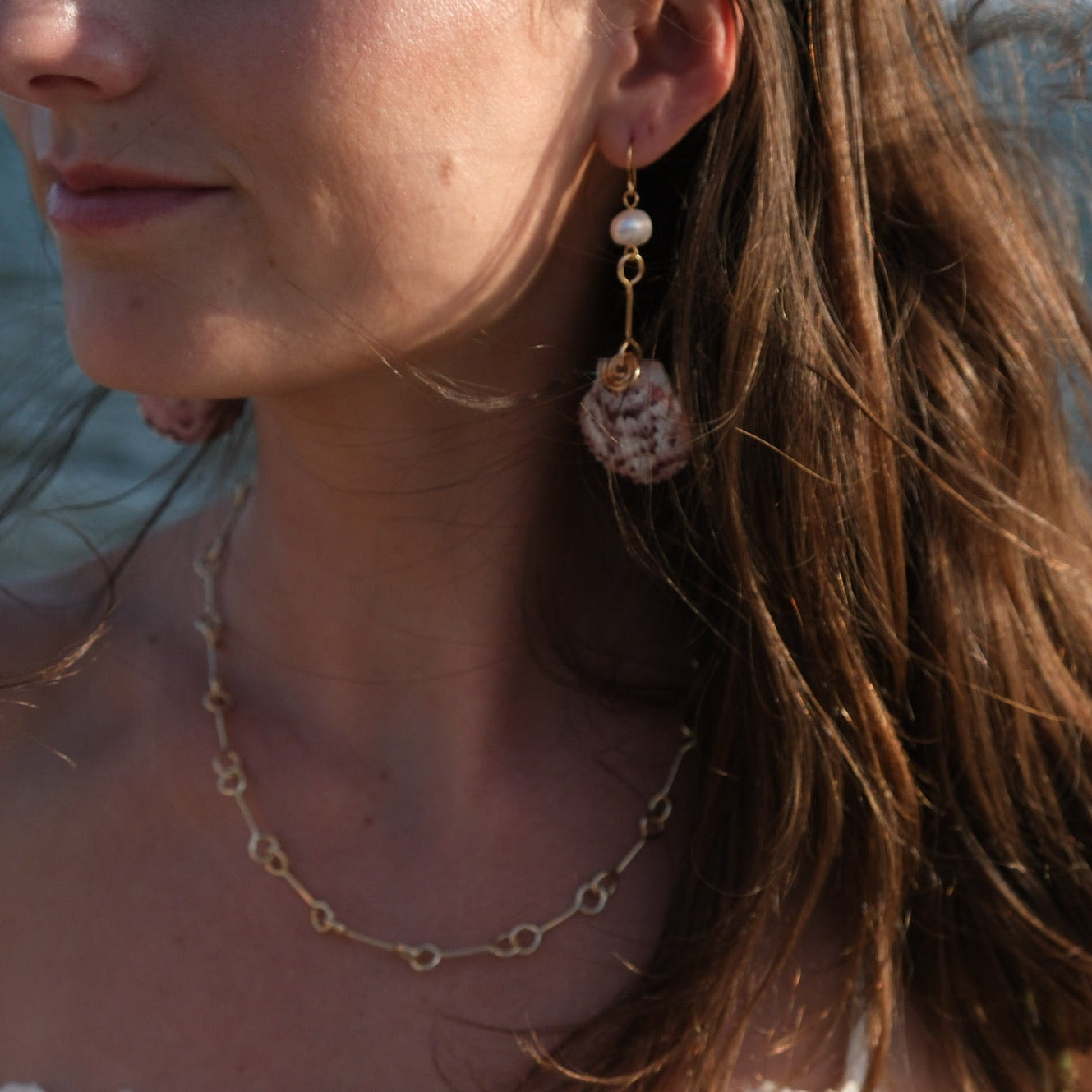 Natural Shell Earrings