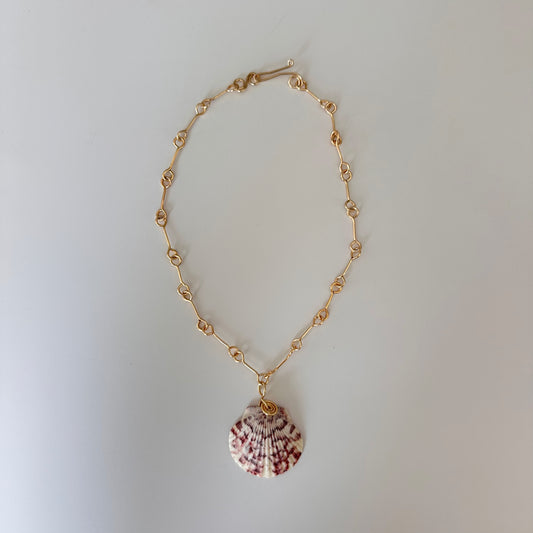 Natural Shell Landie Link- High Tide