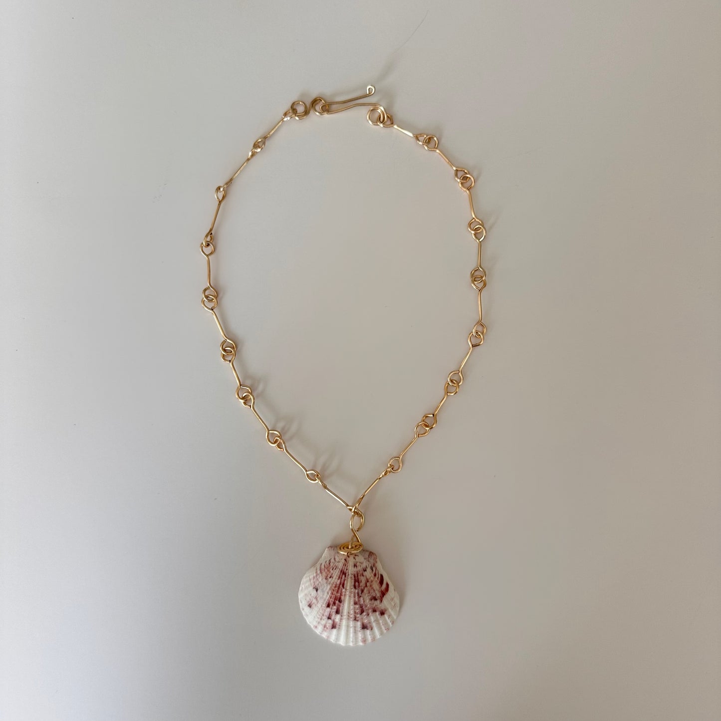 Natural Shell Landie Link- White Beaches