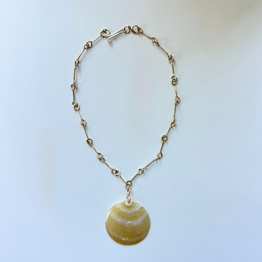 Coin Mother of Pearl Landie Link