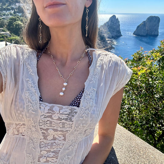Pearl Landie Link Hidden Clasp