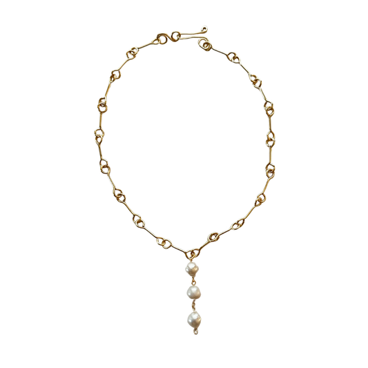 Landie Link Hidden Clasp Necklace